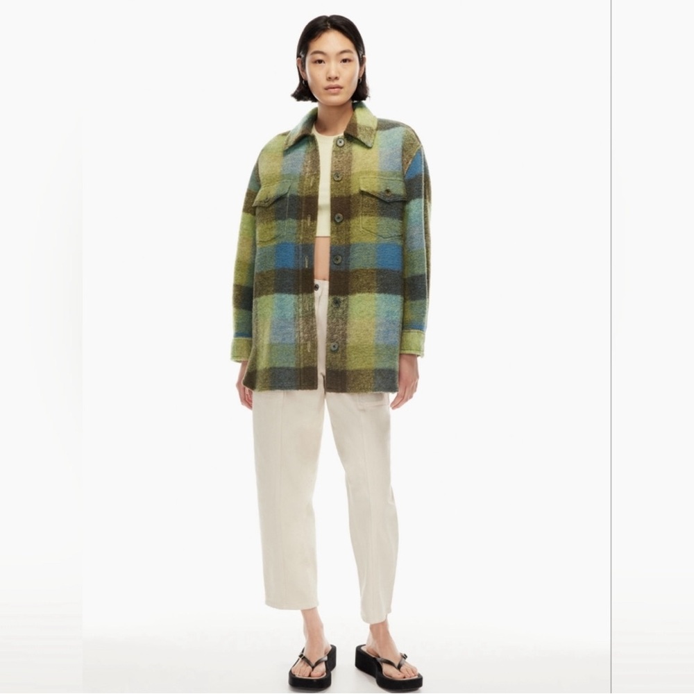 Wilfred Free Aritzia Ganna Wool Blend shirt Jacket